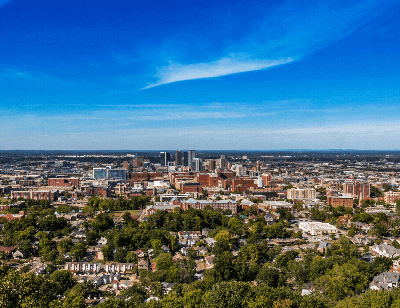 Offer In Compromise_Alabama_Birmingham, Alabama Magic City Skyline Landscape