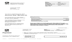 IRS Notice CP501 You Unpaid Taxes Owed: What Are The Facts? | Lentax.co